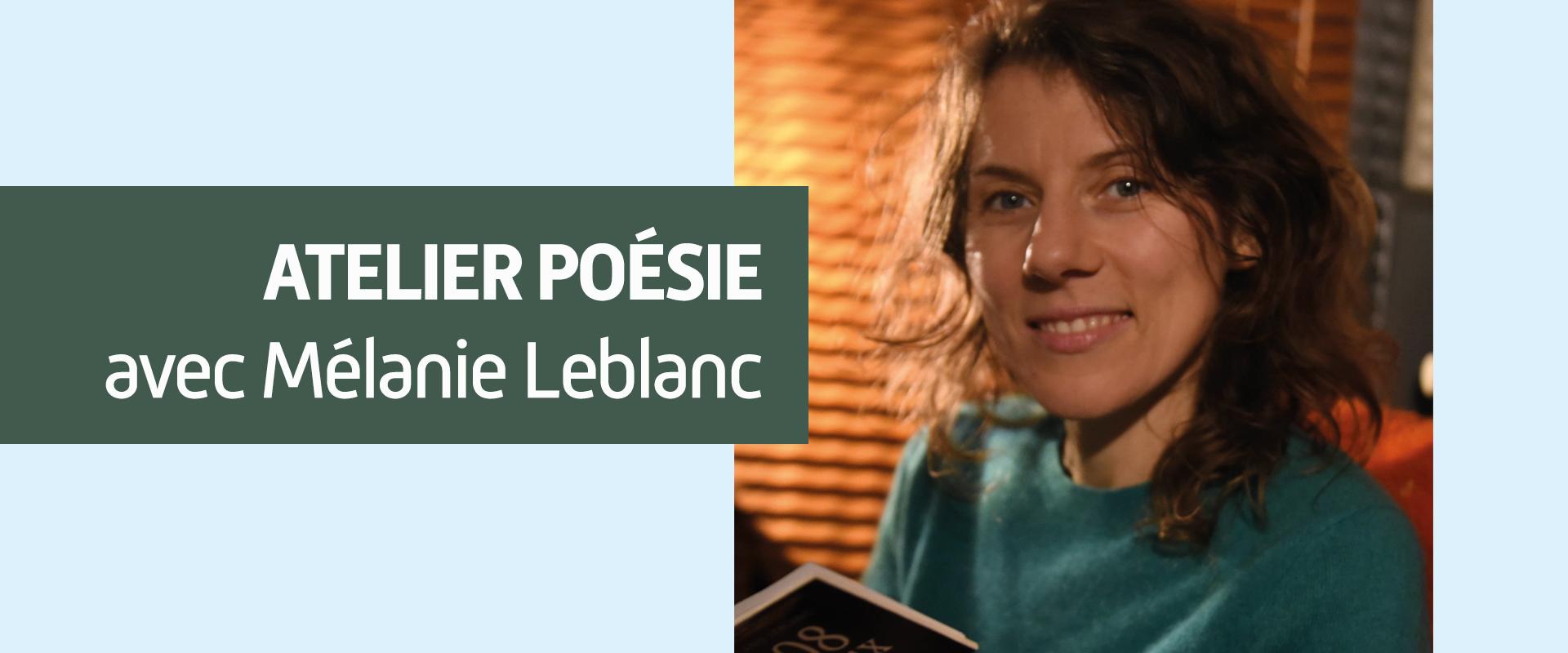 Photo de l'auteure Mélanie Leblanc