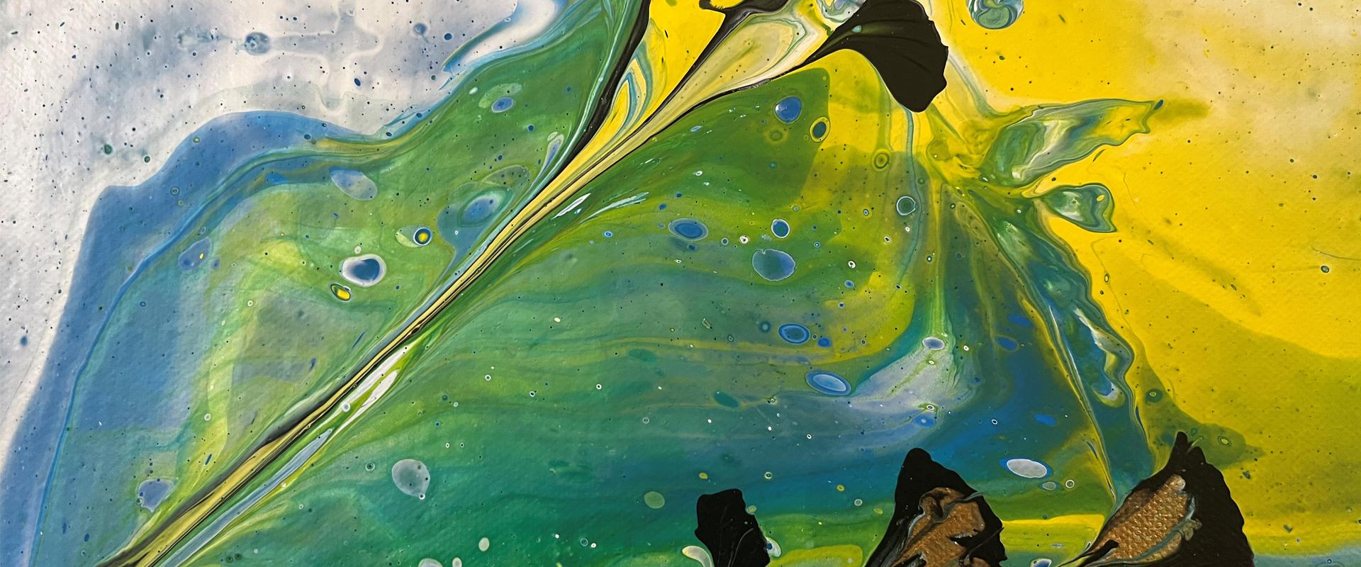 Tableau abstrait de l'atelier multi-loisirs