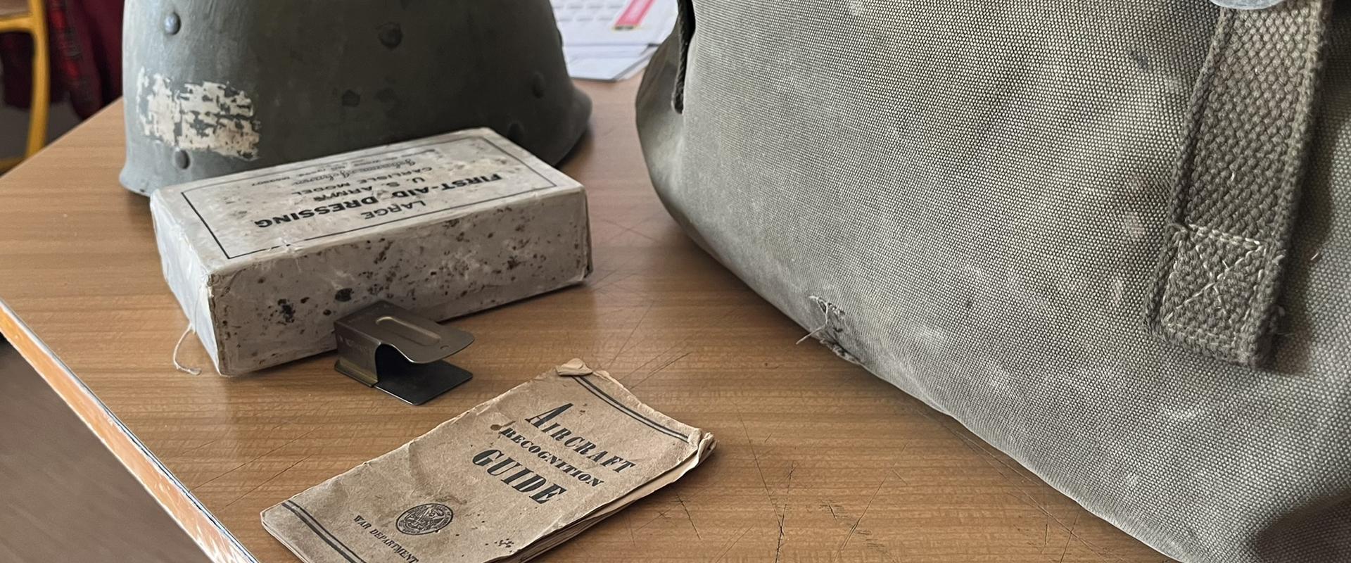 Accessoires des parachutistes américains de 1944