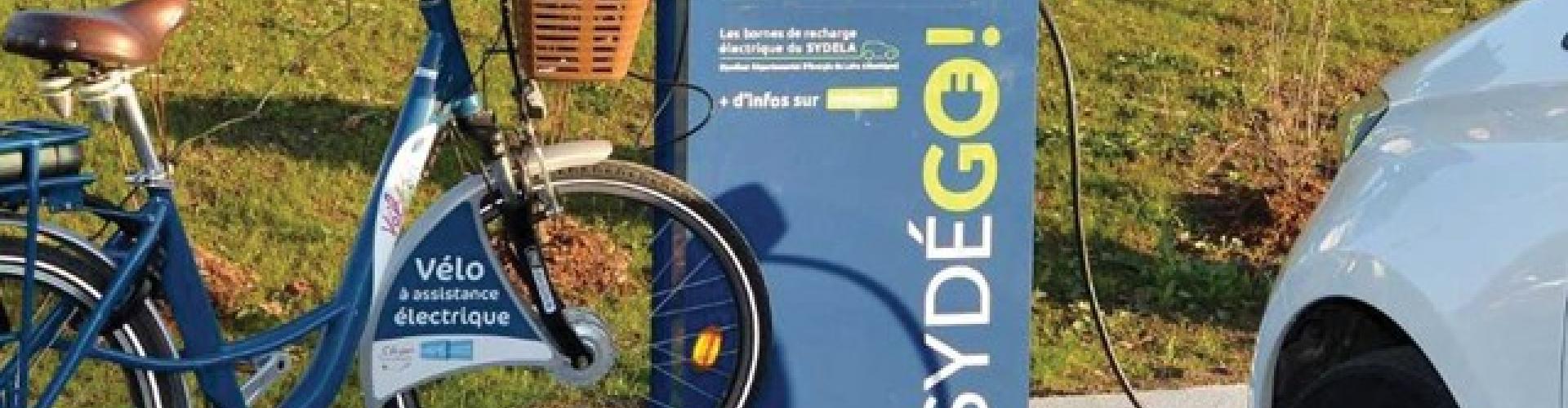 Une borne de recharge pour les véhicules électriques
