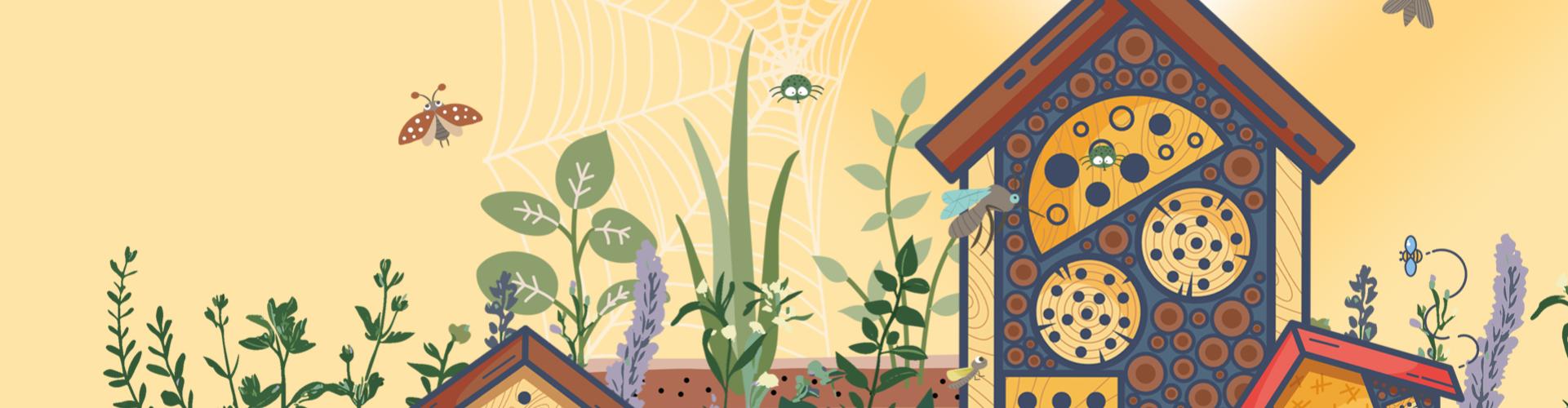 Fabrique un gîte à insectes